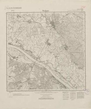 2731 (alte Nr.: 1303) Neuhaus a. d. Elbe, Meßtischblatt (4cm - Karte)
