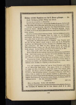 Weitere 10000 Rumänen von der 9. Armee gefangen.
