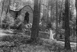 Bad Elster, Kreuzkapelle : Bad Elster. Brunnenberg mit Kreuzkapelle