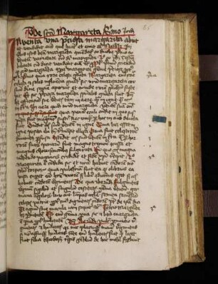 De sancta Margarita (S47).