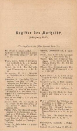 401-404 Register Jahrgang 1905