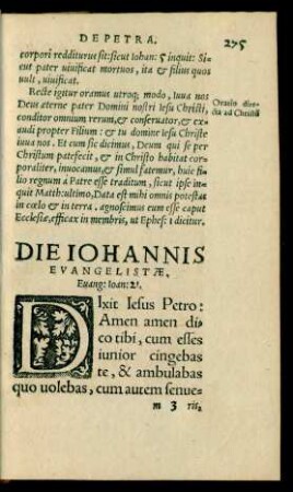 Die Iohannis Evangelistae.