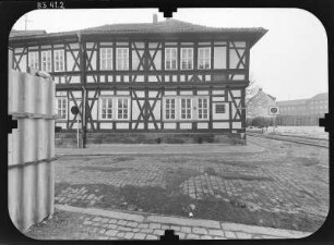 Nordhausen, Barfüßerstraße. Wohnhaus. Straßenfront (Teilansicht)
