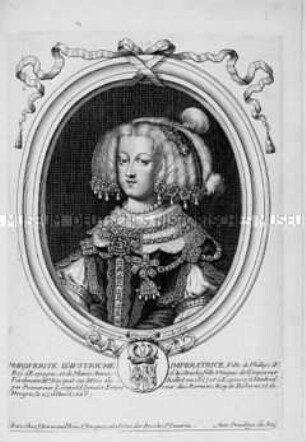 Porträt der Kaiserin Margaretha Theresia von Spanien