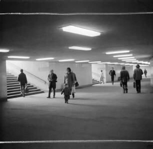 Dresden. Fußgängertunnel am Pirnaischen Platz