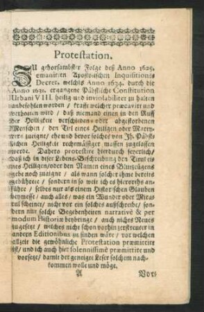 Protestation