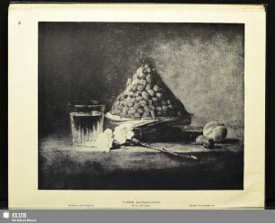 Chardin (Jean-Baptiste-Siméon) - Stilleben mit Erdbeeren