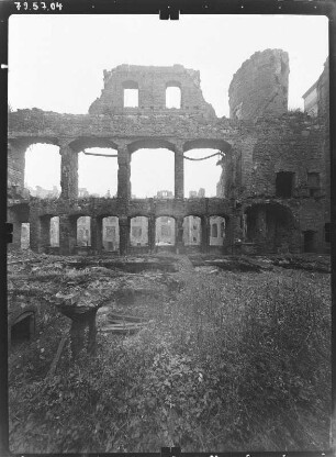 Dresden-Altstadt. Ruine des Residenzschlosses. Schützkapelle