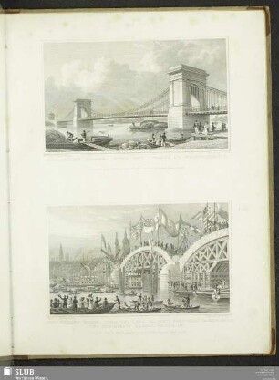 Suspension Bridge, Over The Thames At Hammersmith