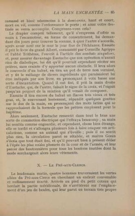 X. Le Pré-aux-Clercs