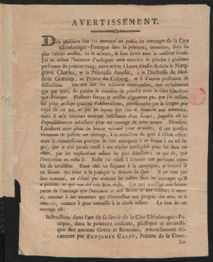Avertissement