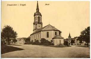 Frauenstein. Markt mit Kirche