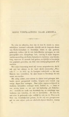 Mijne verplaatsing naar Amboina