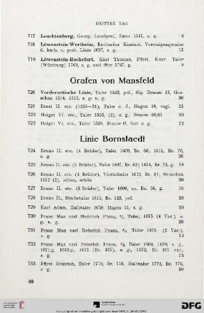 Linie Bornstaedt (Nr. 724-733)