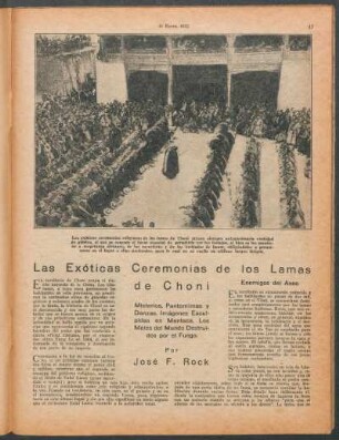 Las exóticas ceremonias de los Lamas de Choni