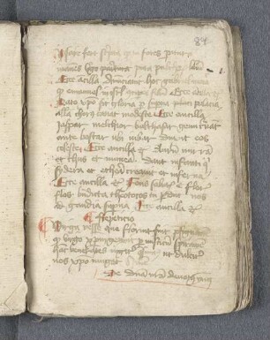 Fragment eines lat. Marienhymnus