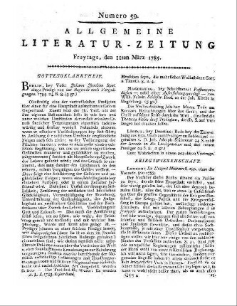 [Laissac, ... de]: De l'esprit militaire. London 1783