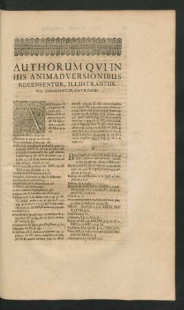 Authorum Catalogus
