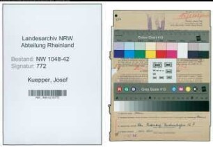 Entnazifizierung Josef Kuepper , geb. 19.07.1902 (Beamter)