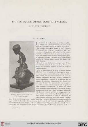 15: Saggio sulle opere d'arte italiana a Pietroburgo