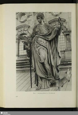 Tafel 1: Katholische Hofkirche. Hl. Katharina