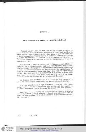 Chapitre V: Monseigneru Benzler: L'homme, l'Évêque