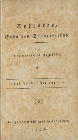 Zweiter Band: [...]