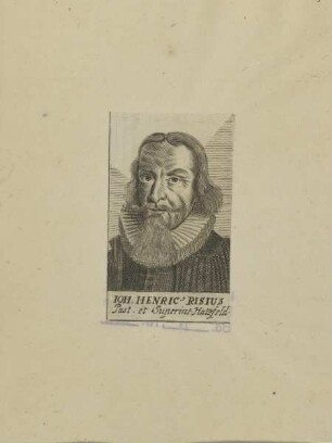 Bildnis des Iohannes Henricus Risius