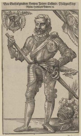 Bildnis des Johan Casimir Pfaltzgraff bey Rhein