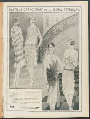 Últimas creaciones de la moda femenina
