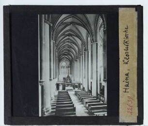 Haina, Zisterzienserkloster : Innenansicht, Blick nach O