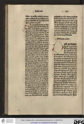 Post predicta superest cognoscere. Determinatis hiis que pertinent ad creationem angelorum et distinctionem eorum per aversionem et conversionem...