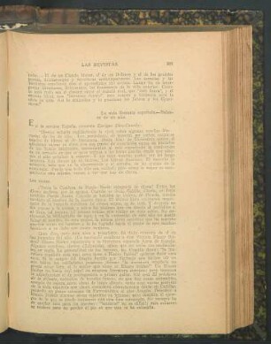 La vida literaria esoañola. - Balance de un año