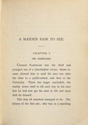 A maiden fair to see