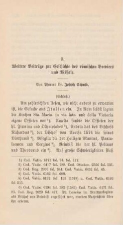 624-637 Weitere Beiträge zur Geschichte des römischen Breviers und Missale