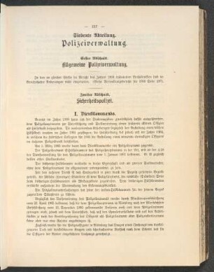 Zweiter Abschnitt. Sicherheitspolizei.