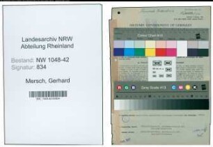 Entnazifizierung Gerhard Mersch , geb. 26.01.1881 (Kaufmann)