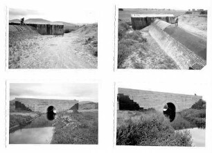 Unterführung des Morgengrabens in km 653,247 (BW 57) Zustand des 1942 eingestellten Baues des Durchlaßes.