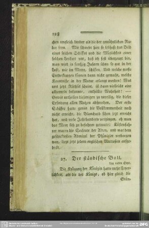 27. Der ständische Ball