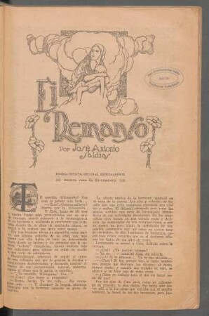 El remanso : Novela inédita, original, especialmente escrita para "El Suplemento". - Ilustró Zavattaro