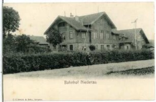 Niederau. Bahnhof