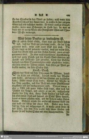 Was beym Backen zu beobachten ist