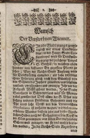 Wunsch Der Verstorbnen Wienner.
