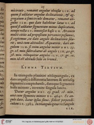 Lemma Tertium