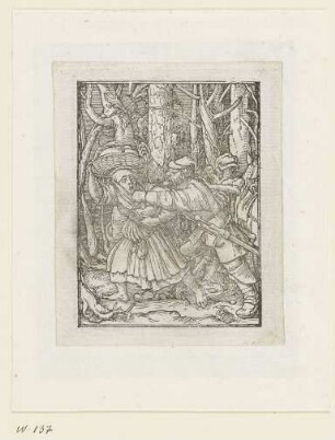 Dieb, aus: Symphorien Barbier, Les images de la mort, Lyon 1562, C 7 recto