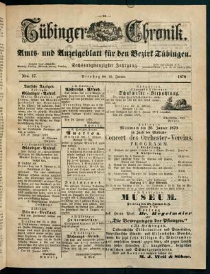 65-84, 25. Januar (Nr. 17) - 30. Januar (Nr. 21)