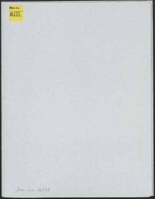 Sonatas, org, op. 2, a-Moll - BSB Mus.ms. 16533 : Sonate für Orgel componirt von Ludwig Thuille. December 1880, u. Juni 1882