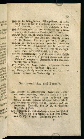33-34, Naturgeschichte und Botanik