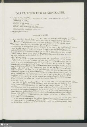 Das Kloster Der Dominikaner
