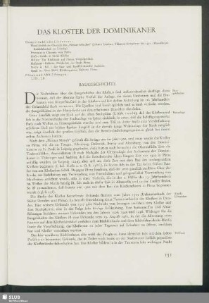 Das Kloster Der Dominikaner